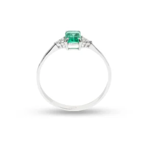 Anello Sophia oro 18 kt diamanti e pietra preziosa - immagine 3