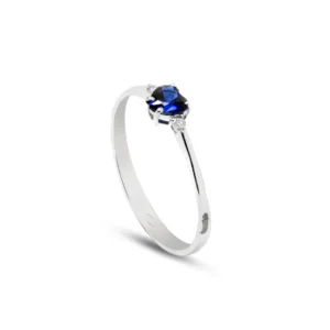 Anello amber medium in oro 18 kt diamanti e pietra preziosa - immagine 4