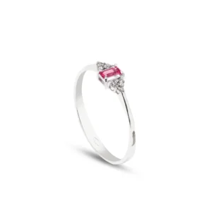 Anello Maia oro 18 kt diamanti e pietra preziosa - immagine 6