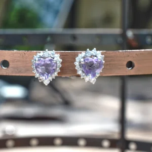 Orecchini Arya in oro 18 Kt diamanti e pietre preziose - immagine 8