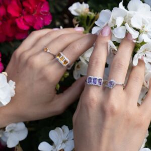 Anello Bohéme trilogy oro 18 kt con diamanti - immagine 2