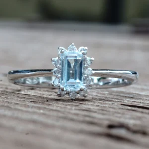Anello Emily oro 18 kt diamanti e pietra preziosa - immagine 8