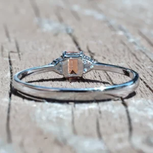 Anello Maia oro 18 kt diamanti e pietra preziosa - immagine 8