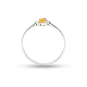 Anello Fedra oro 18 kt diamanti e pietra preziosa - immagine 3