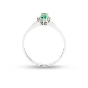 Anello Emily oro 18 kt diamanti e pietra preziosa - immagine 5