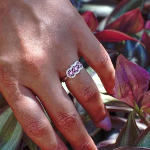 Anello Atena trilogy oro 18 kt con diamanti - immagine 2