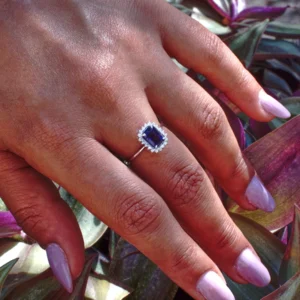 Anello Olimpia oro 18 kt diamanti e pietre preziose - immagine 2