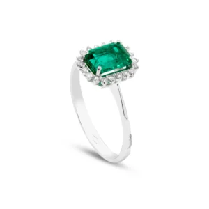 Anello Olimpia oro 18 kt diamanti e pietre preziose - immagine 4