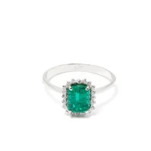 Anello Olimpia oro 18 kt diamanti e pietre preziose - immagine 3