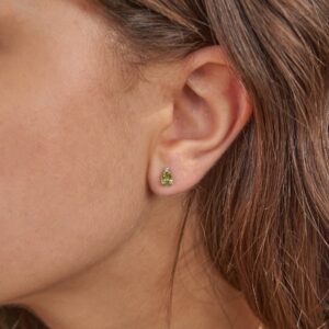 Orecchini Ayaka oro 18 kt diamanti e pietre preziose - immagine 1