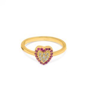 Anello Hanna oro 18 kt con diamanti e pietre preziose - immagine 6