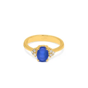 Anello Eye Chiara oro 18 kt diamanti e pietre preziose - immagine 5