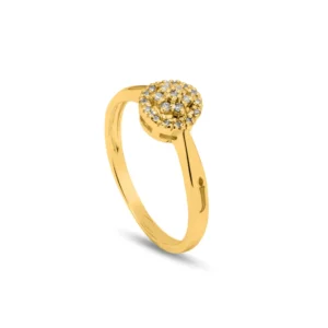 Anello Shape Navy con stella oro 18 kt con diamanti - immagine 5
