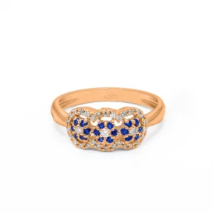 Anello Atena trilogy oro 18 kt con diamanti - immagine 4