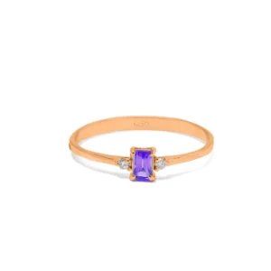 Anello Fedra oro 18 kt diamanti e pietra preziosa - immagine 6