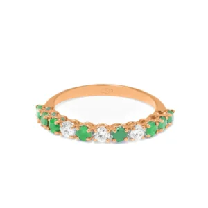 Anello Armonia oro 18 kt diamanti e pietre preziose - immagine 2