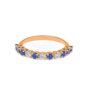 Anello Armonia oro 18 kt diamanti e pietre preziose - immagine 4