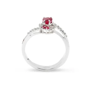 Anello Alice 18 kt con diamanti e pietre preziose - immagine 8