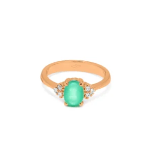 Anello Eye Chiara oro 18 kt diamanti e pietre preziose - immagine 6