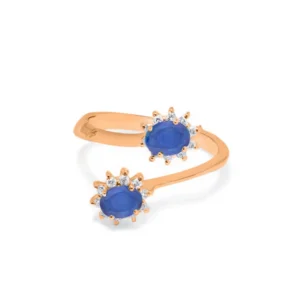 Anello cotrariè oro 18 kt diamanti e pietre preziose - immagine 5