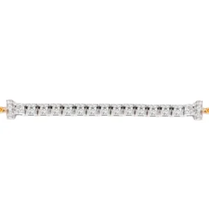 Bracciale Semi-tennis small oro 18 kt con diamanti - immagine 2