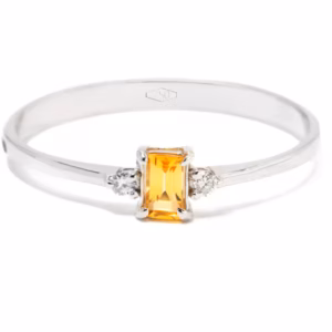 Anello Fedra oro 18 kt diamanti e pietra preziosa - immagine 1