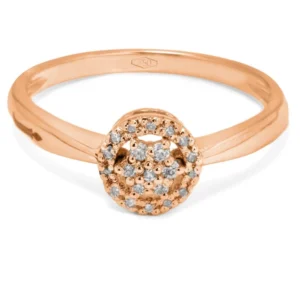 Anello Shape Navy con stella oro 18 kt con diamanti - immagine 1