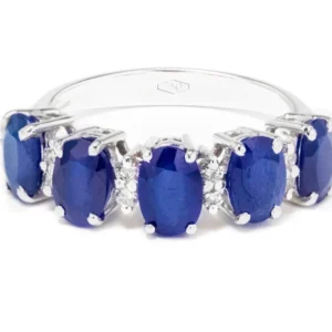 Anello Aura oro 18 kt diamanti e pietre preziose - immagine 1