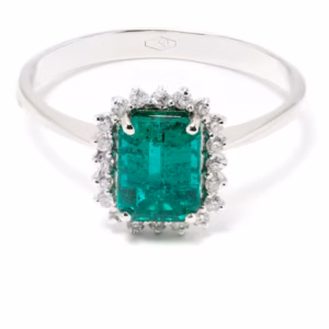 Anello Olimpia oro 18 kt diamanti e pietre preziose - immagine 1