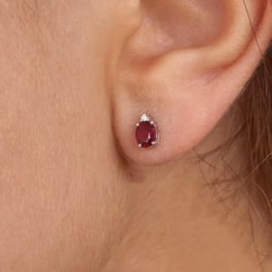 Orecchini Delia large oro 18 kt diamanti e pietre preziose - immagine 1