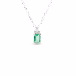 Collana Maia oro 18 kt diamanti e pietra preziosa - immagine 1